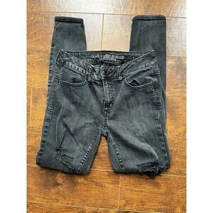 American Eagle Super Super Stretch Distressed Jegging Womens Sz 4